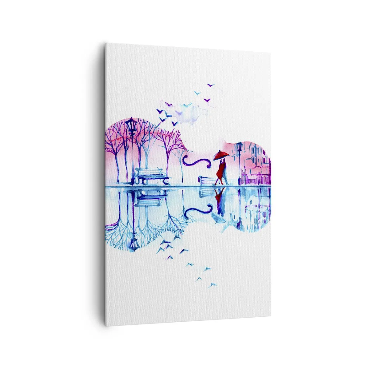 Lærredstryk - Billede på lærred - Jeg vil bringe jer regnvejrssange - 80x120 cm