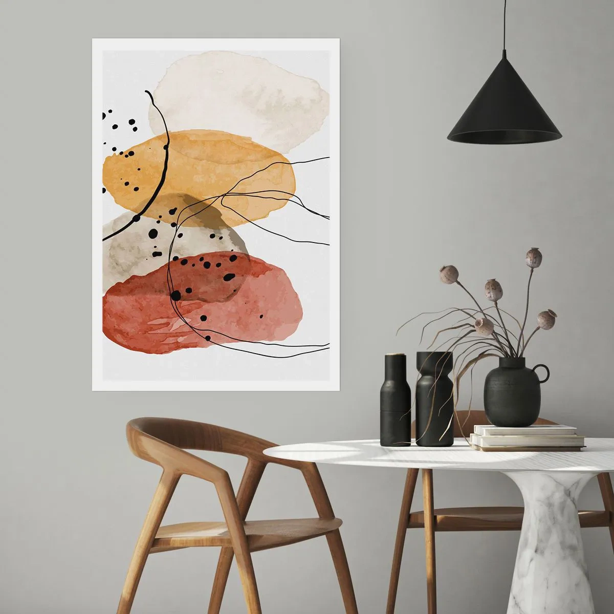 Plakat - Som lys, klar luft - 61x91 cm