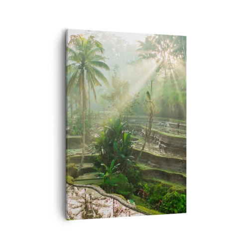 Lærredstryk - Billede på lærred - Voksende op i solen - 50x70 cm