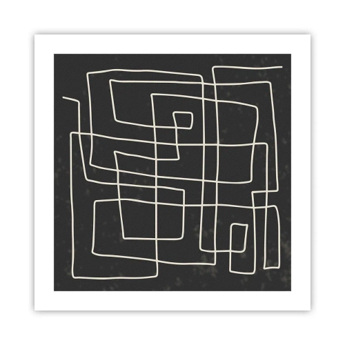 Plakat - Ikke helt så enkel - 50x50 cm