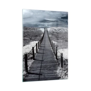 Billede på glas - Lige ved kysten - 50x70 cm