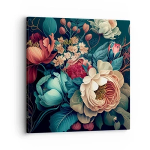 Lærredstryk - Billede på lærred - Charme fra det 19. århundrede - 30x30 cm