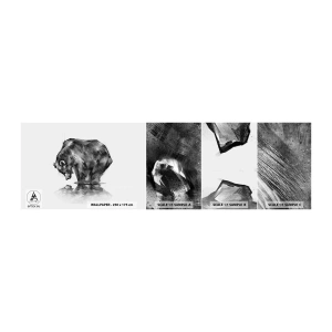 Prøve Fototapet Selvklæbende Deluxe Sticker - Dejligt at se nogen tæt på - Abstraktion, Isbjørn, Natur - 100x30 cm