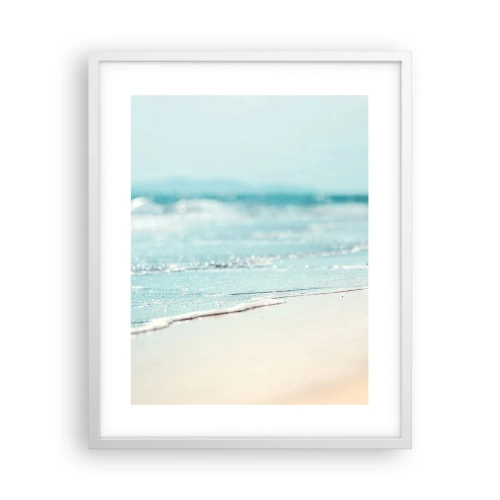 Plakat i hvid ramme - Varme og støj - 40x50 cm