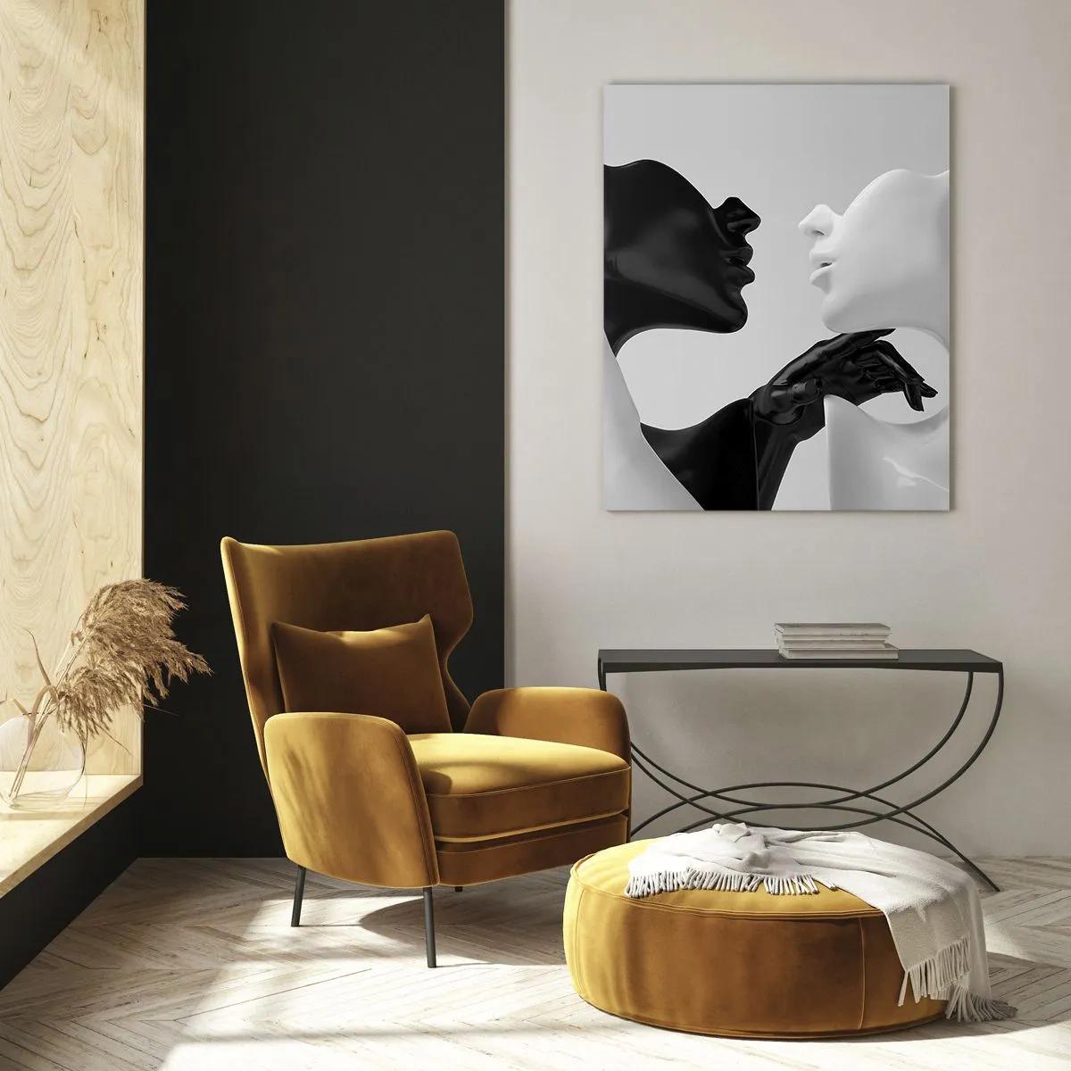 Billede på glas - Tiltrækning - begær - 50x70 cm