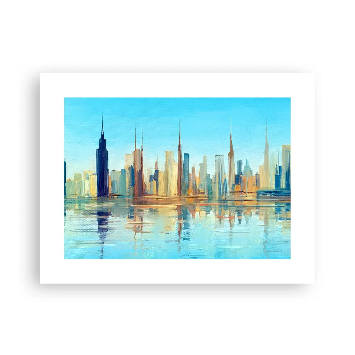 Plakat - Solrig metropol - 40x30 cm