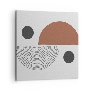 Lærredstryk - Billede på lærred - Perfektion af hjulet - 60x60 cm