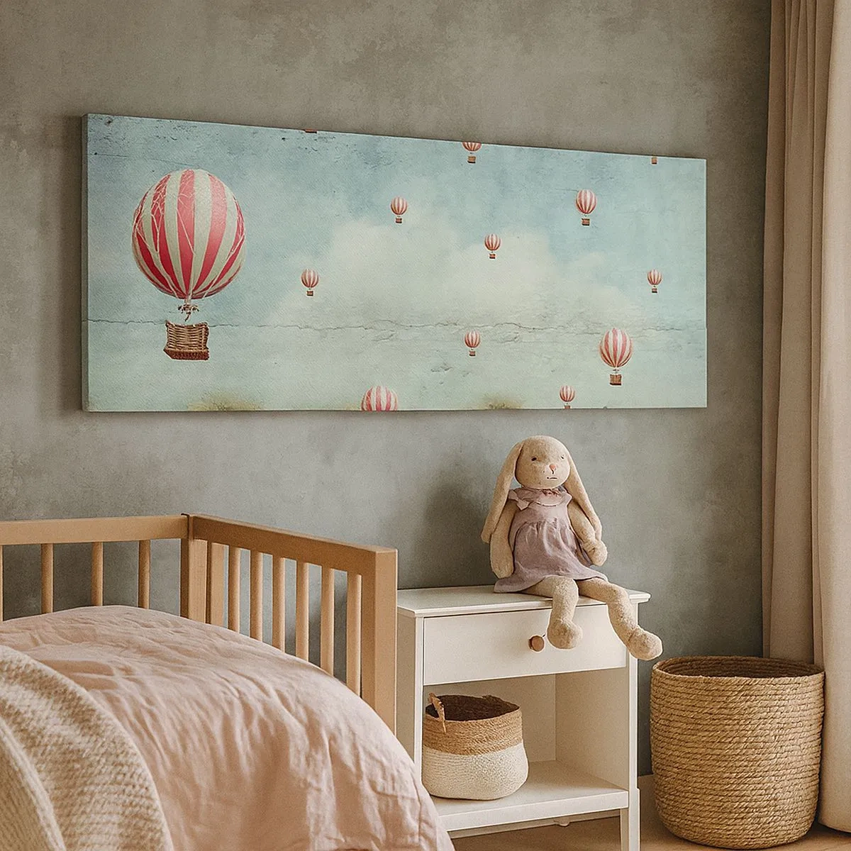 Lærredstryk - Billede på lærred - Fri fra livets travlhed og travlhed - 100x40 cm