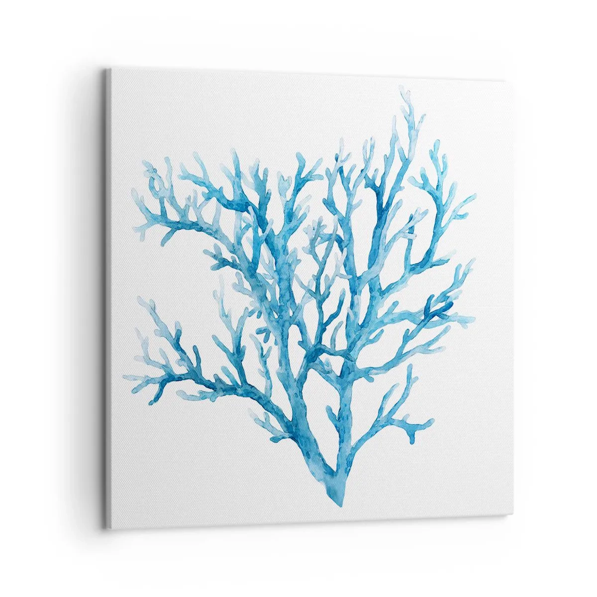 Lærredstryk - Billede på lærred - Marint filigran - 50x50 cm