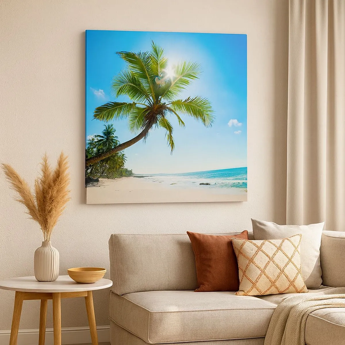 Lærredstryk - Billede på lærred - Du må ikke vise nogen - 30x30 cm