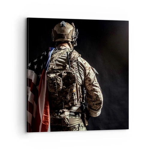 Lærredstryk - Billede på lærred - Det er grunden til, at - 70x70 cm