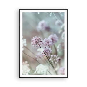 Plakat i sort ramme - Søde filigranurter - 70x100 cm