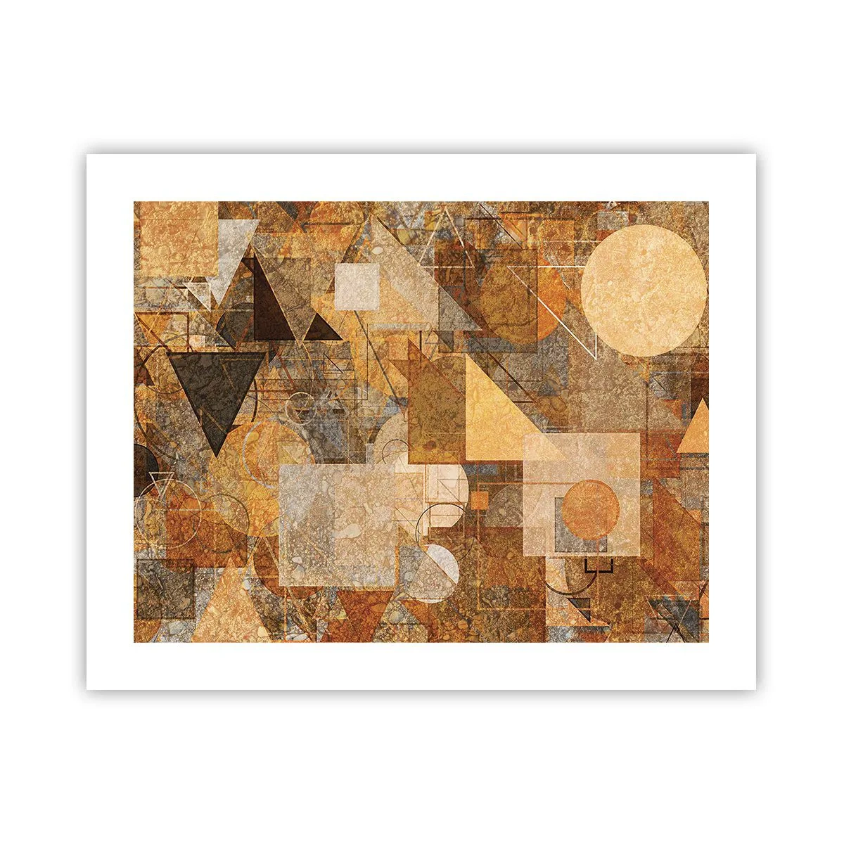 Plakat - Kubistisk bronzeundersøgelse - 50x40 cm