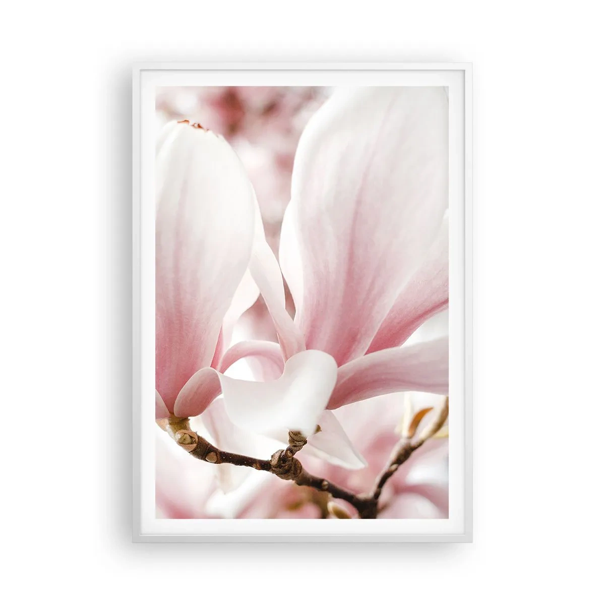 Plakat i hvid ramme - Ømhedens umådelighed - 70x100 cm