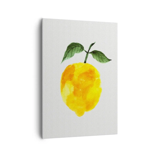 Lærredstryk - Billede på lærred - Hvordan man kender smagen af solen - 50x70 cm