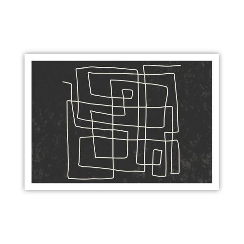 Plakat - Ikke helt så enkel - 100x70 cm