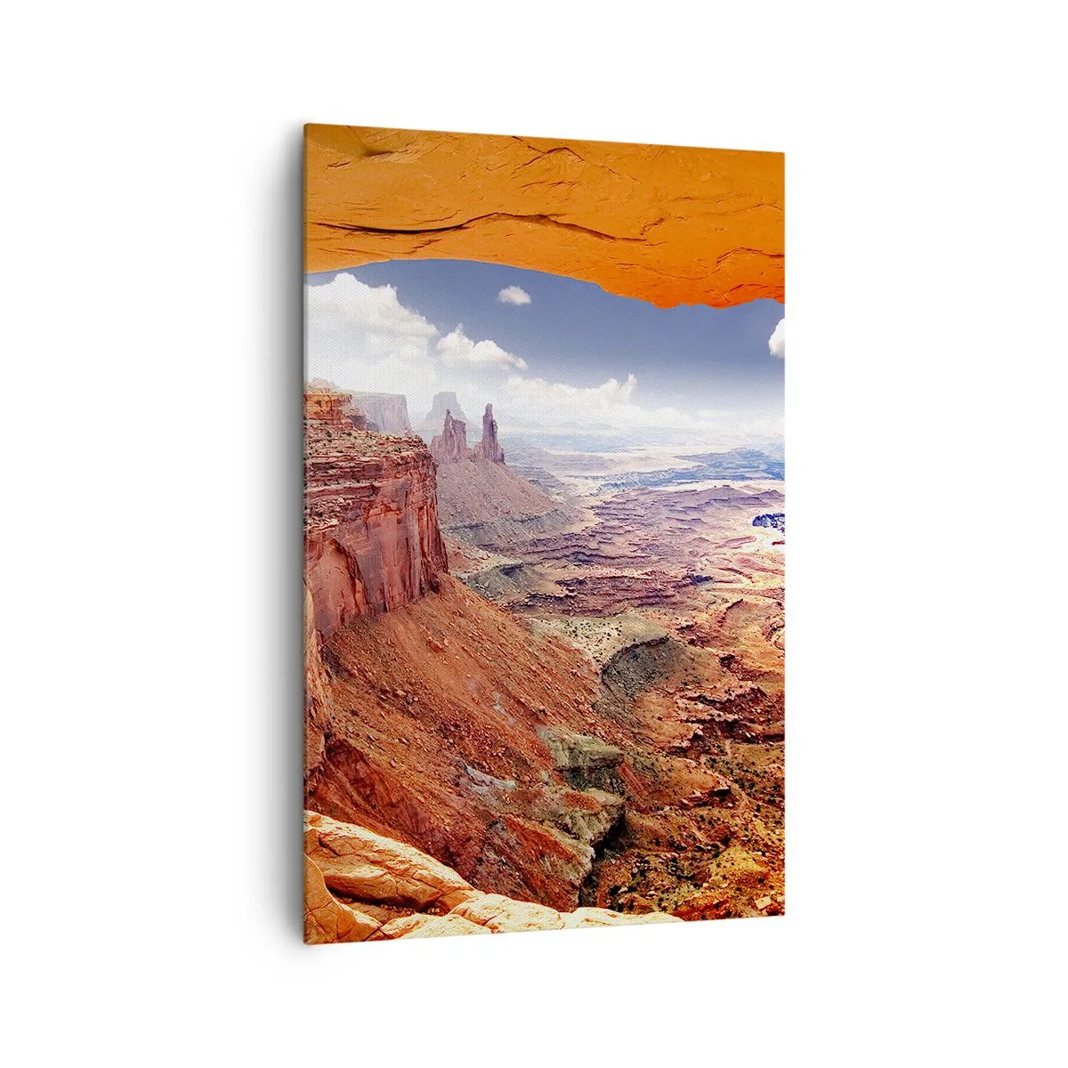 Lærredstryk - Billede på lærred - Udskåret af naturen selv - 80x120 cm