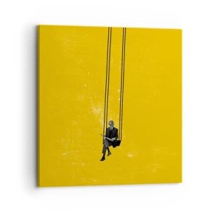 Lærredstryk - Billede på lærred - En dag som alle andre - 70x70 cm