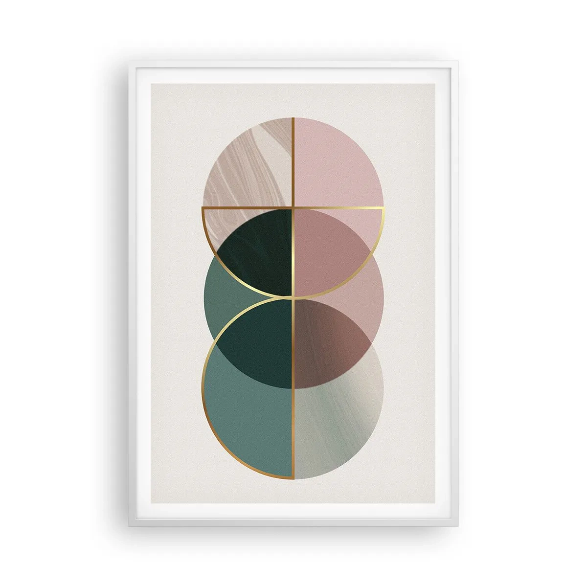 Plakat i hvid ramme - Hjul for hjul… - 70x100 cm