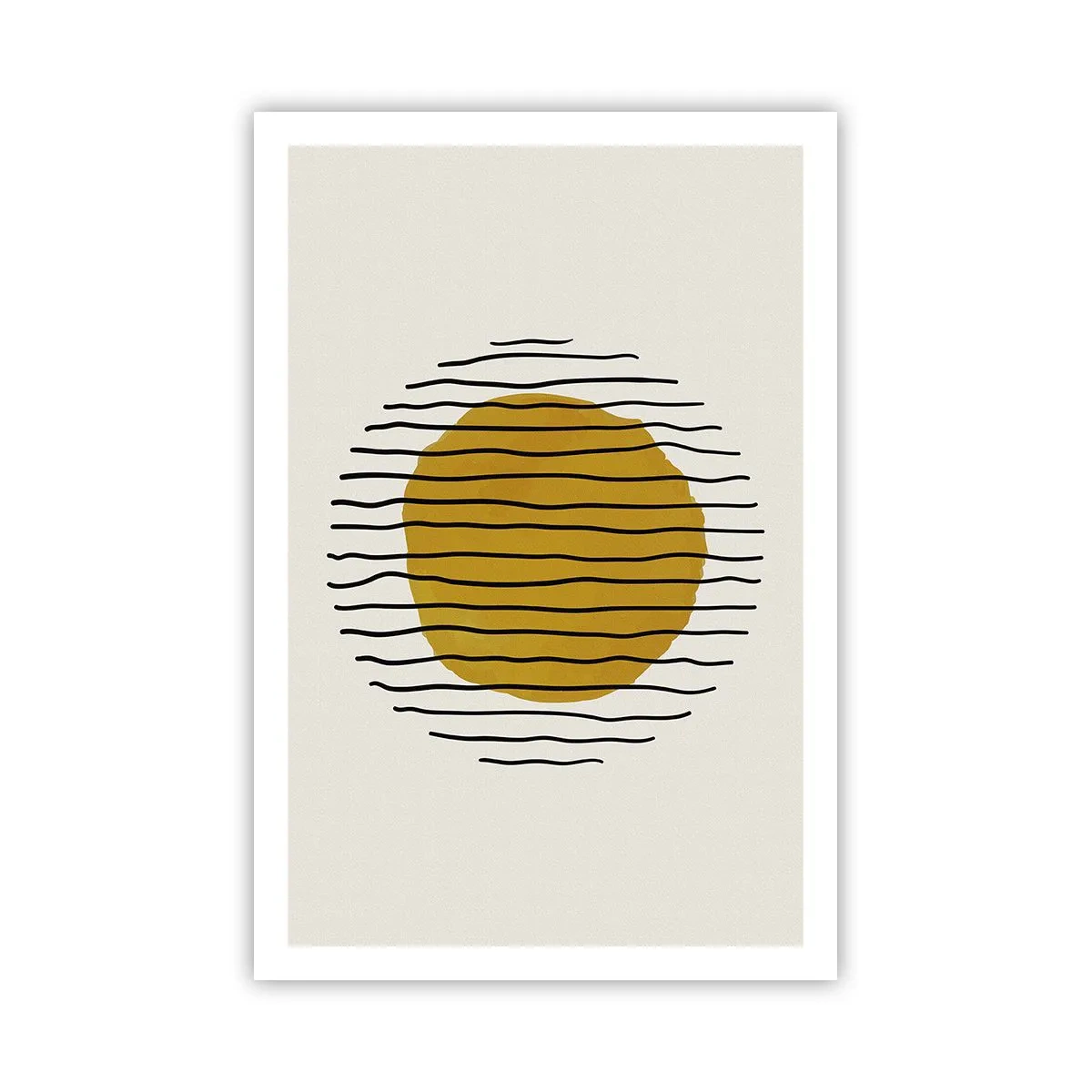 Plakat - Abstraktion, der skælver af varme - 61x91 cm