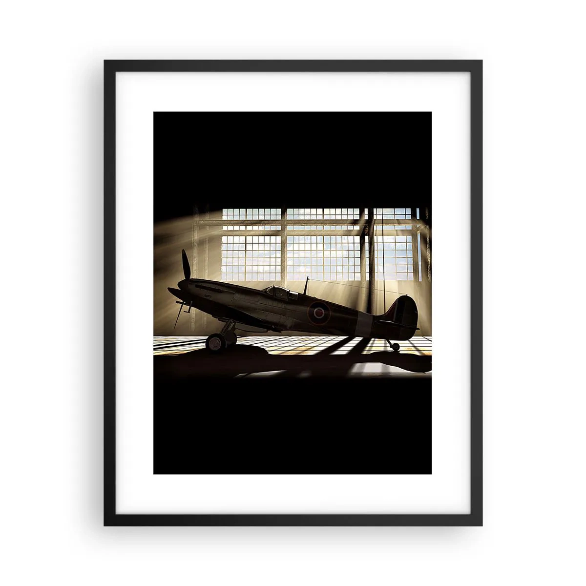 Plakat i sort ramme - Resten af krigeren - 40x50 cm