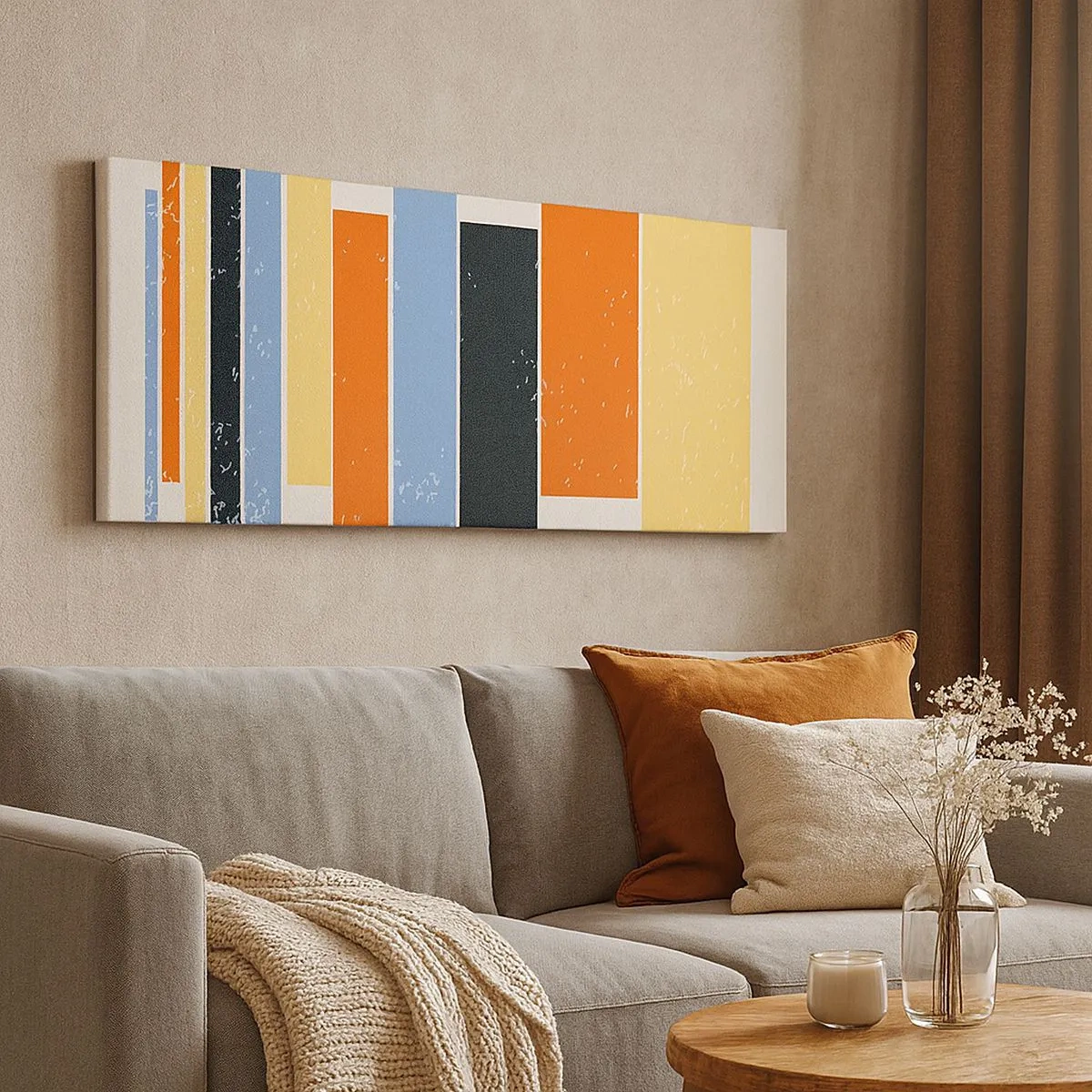 Lærredstryk - Billede på lærred - Optagelse af musik - 100x40 cm