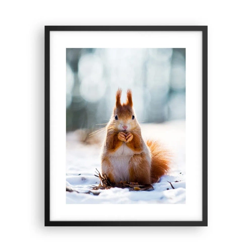 Plakat i sort ramme - Og hvad kigger du på? - 40x50 cm