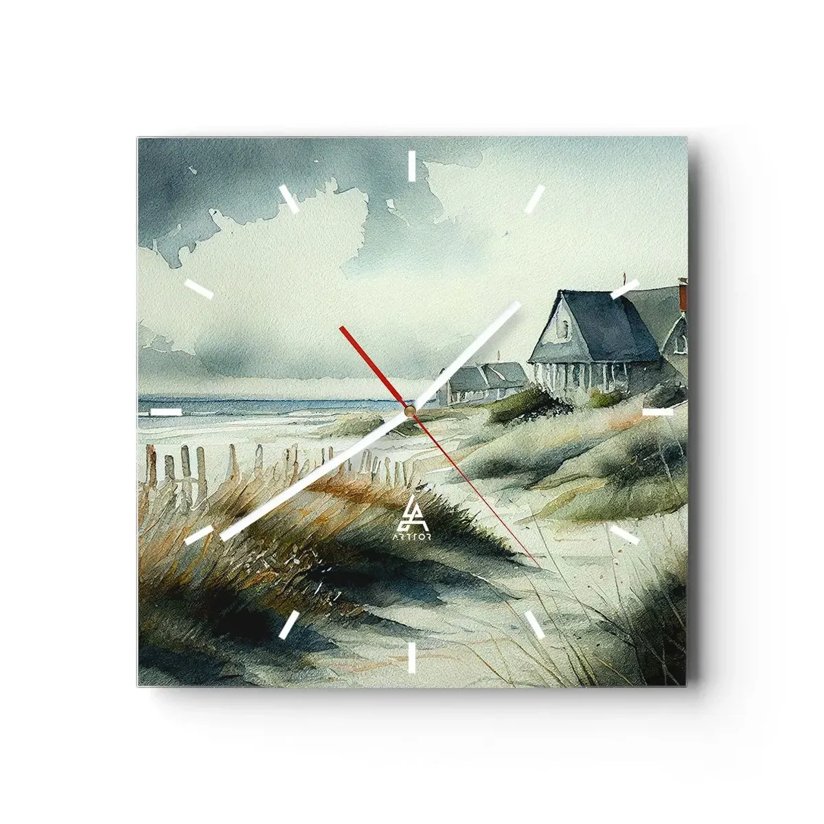 Vægur, Uret - Væk fra trængsel og travlhed - 30x30 cm