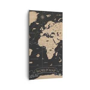 Lærredstryk - Billede på lærred - Grænserne for min verden - 65x120 cm