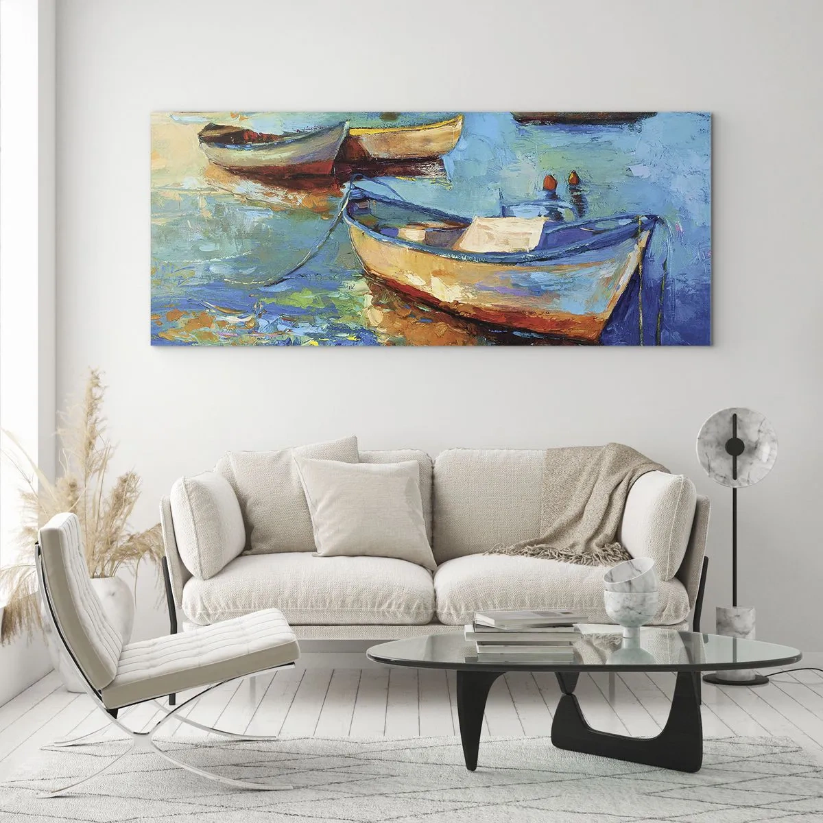 Billede på glas - I den sydlige bugt - 120x50 cm