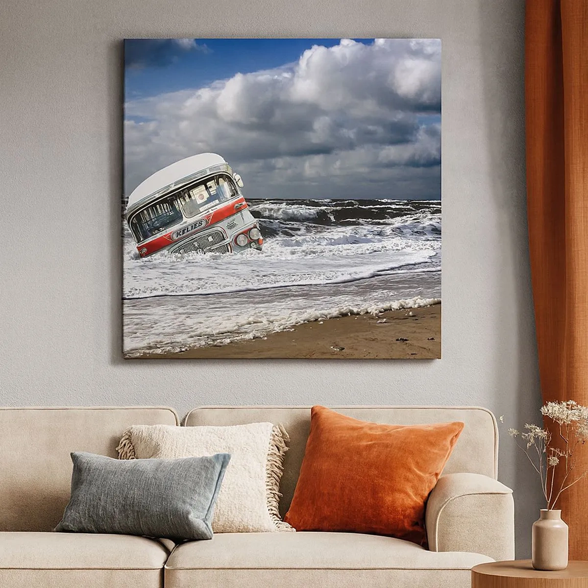 Lærredstryk - Billede på lærred - Og hvad er du overrasket over? - 30x30 cm