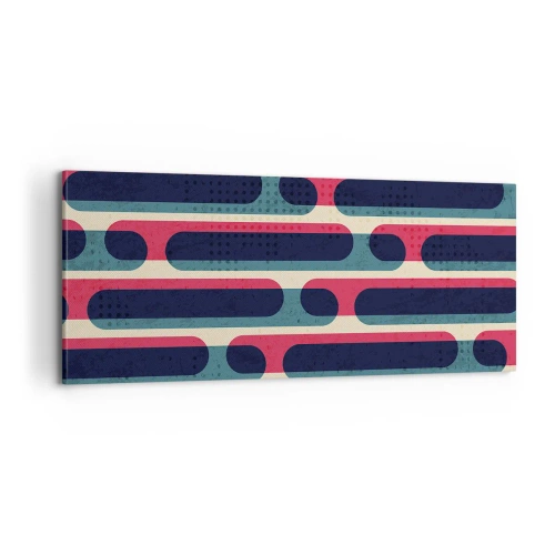 Lærredstryk - Billede på lærred - Indad og fremad - 100x40 cm