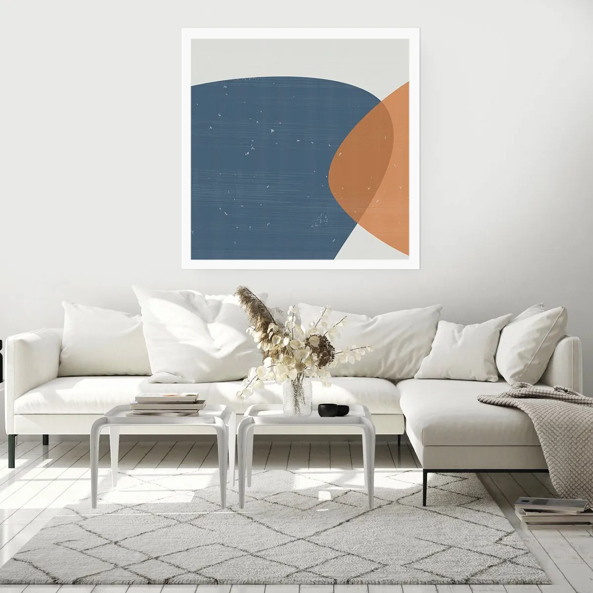 Plakat - Ovaler og påvirkninger - 50x50 cm