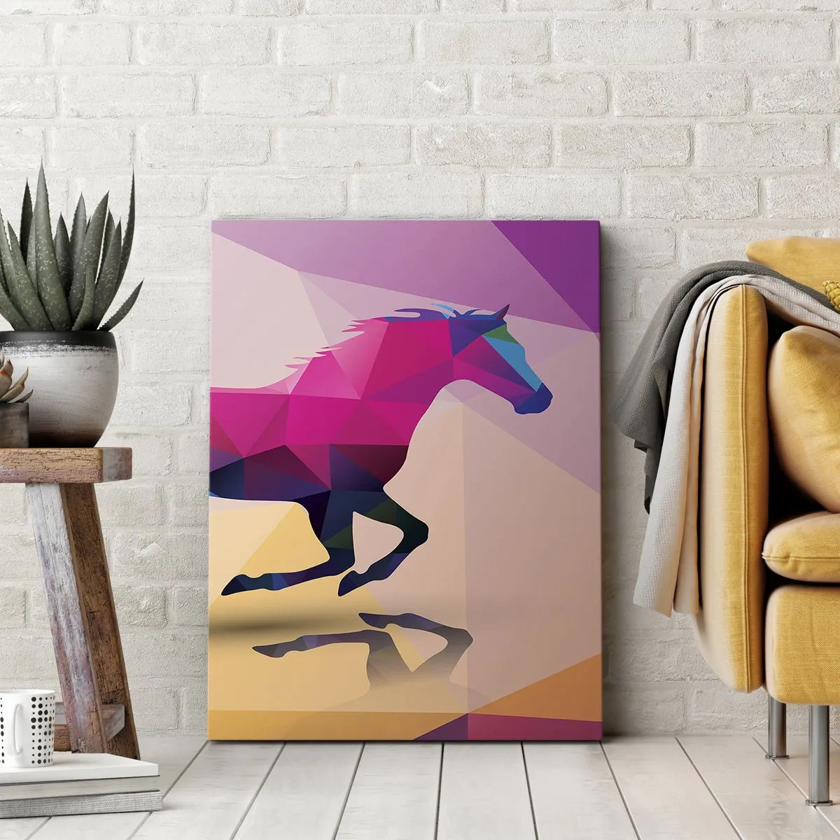 Lærredstryk - Billede på lærred - Kubismen lever stadig - 50x70 cm