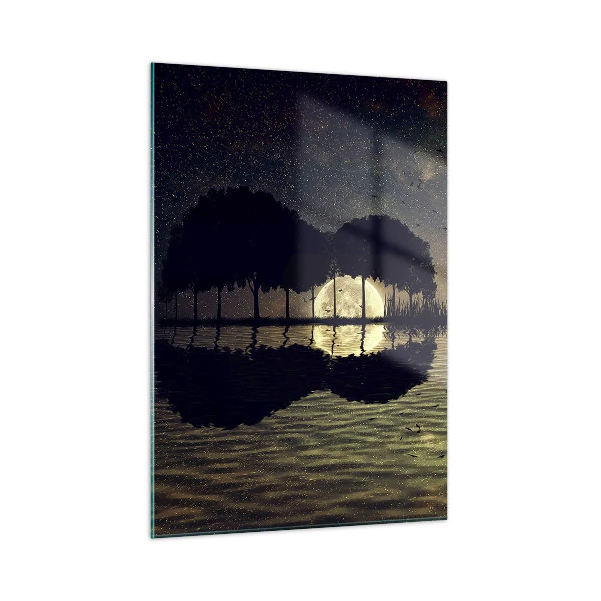 Billede på glas - En nat på kanten af verden - 50x70 cm