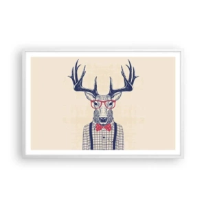 Plakat i hvid ramme - Et underholdende ekstravaganza - 91x61 cm