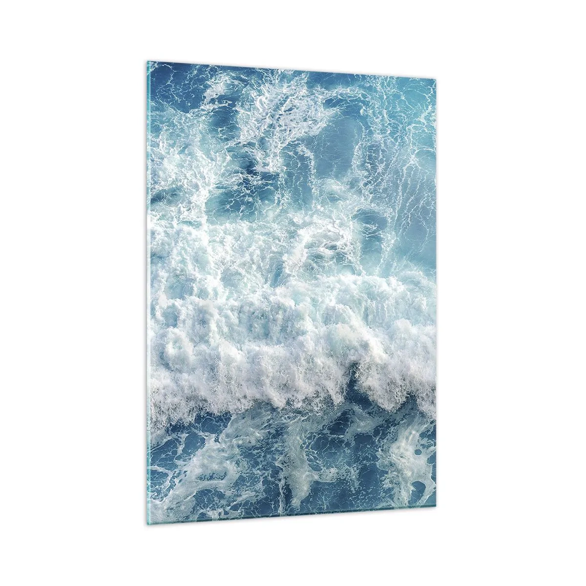 Billede på glas - Glædeligt og i spring - 50x70 cm