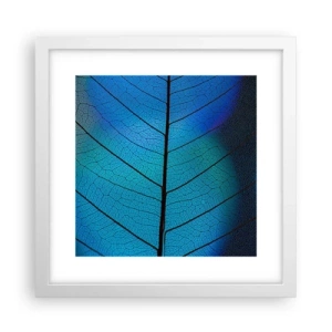 Plakat i hvid ramme - Indviklet konstruktion - 30x30 cm