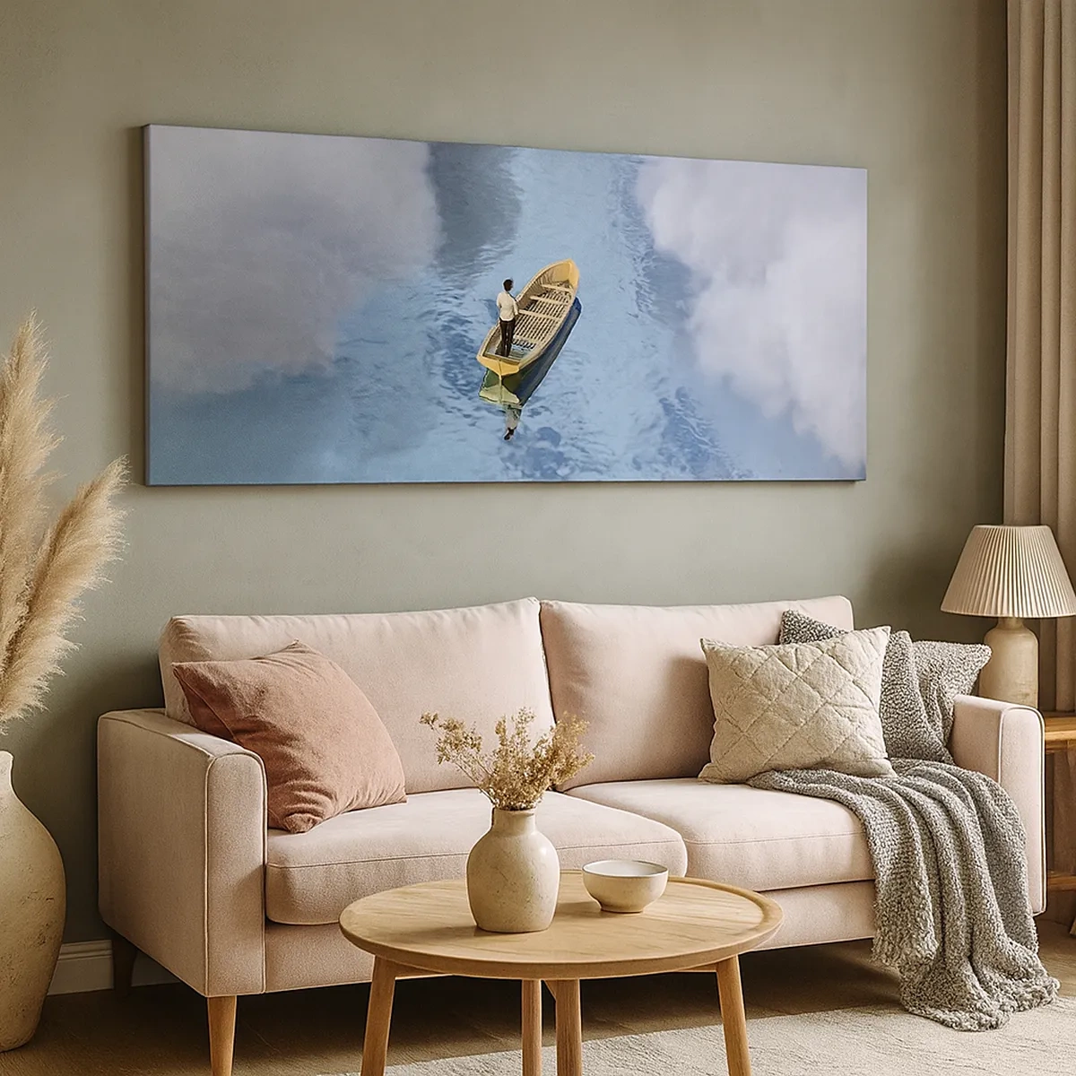 Lærredstryk - Billede på lærred - Livet - rejsen - det ukendte - 30x30 cm