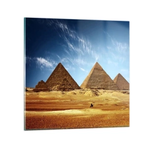 Billede på glas - 40 århundreder ser på jer - 50x50 cm