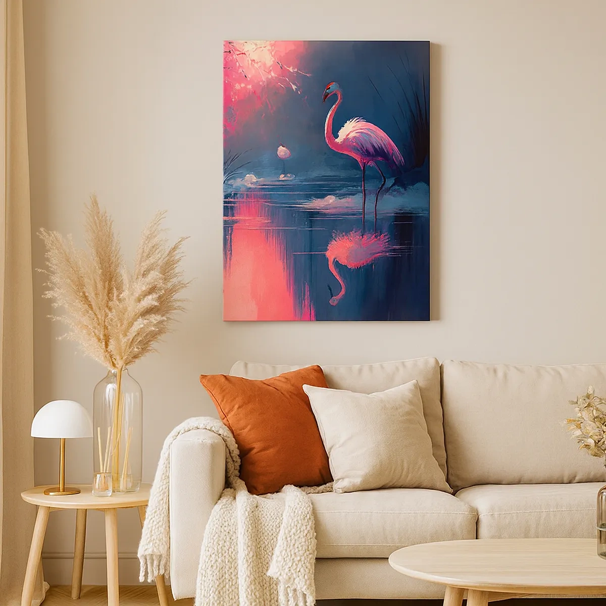 Lærredstryk - Billede på lærred - En fugls tilflugtssted - 50x70 cm