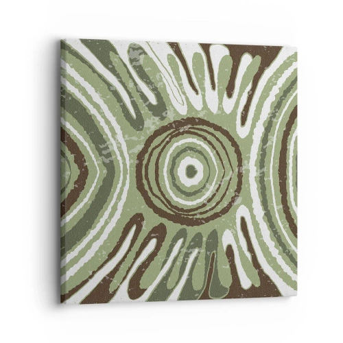 Lærredstryk - Billede på lærred - Eksplosion af følelser - 30x30 cm