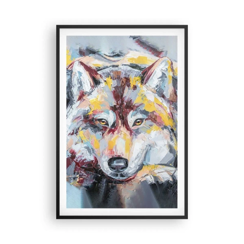 Plakat i sort ramme - Fred blandt kære - 61x91 cm