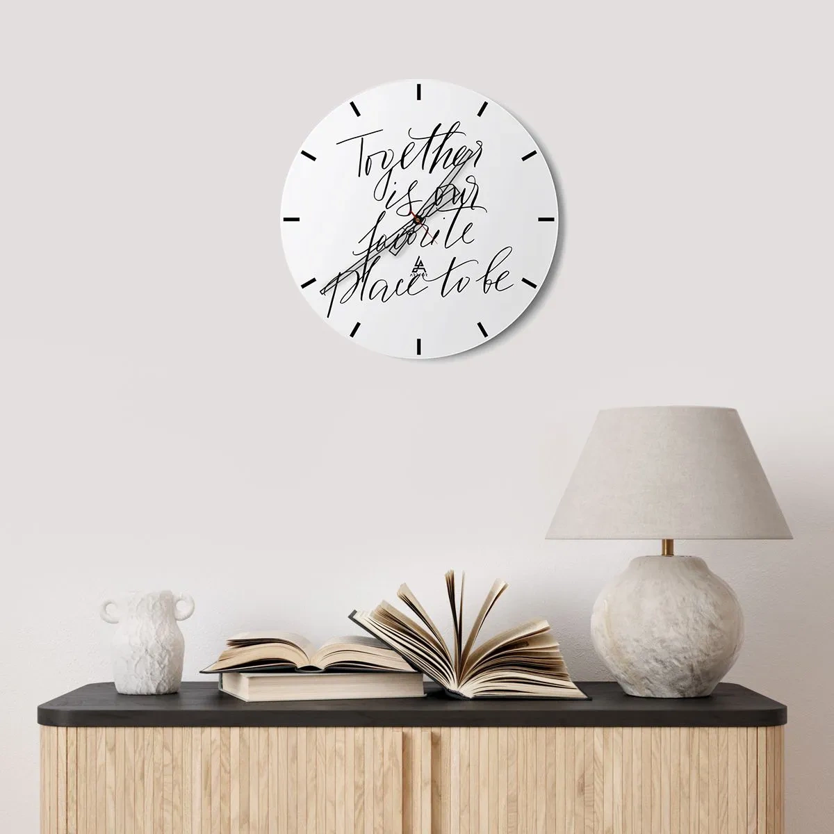 Vægur, Uret - Føler du det også? - 30x30 cm