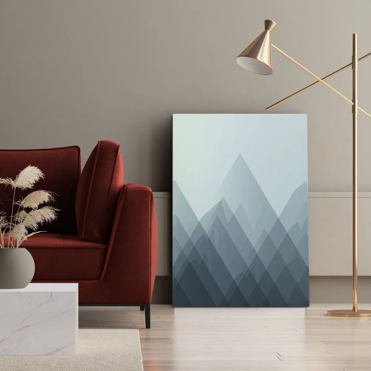 Lærredstryk - Billede på lærred - Stor, større, størst - 50x70 cm