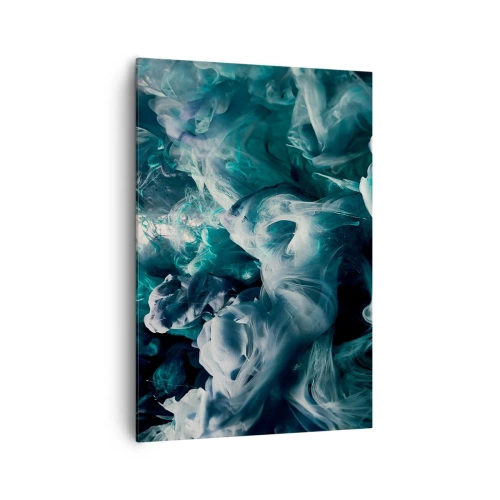 Lærredstryk - Billede på lærred - Farvebevægelse - 70x100 cm