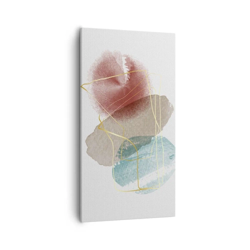 Lærredstryk - Billede på lærred - Rummets perler - 55x100 cm