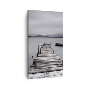Lærredstryk - Billede på lærred - Du kan tage af sted i morgen - 45x80 cm