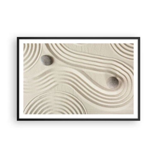 Plakat i sort ramme - Et strejf af varme - 91x61 cm