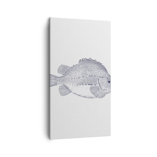 Lærredstryk - Billede på lærred - Til naturforskerens album - 45x80 cm